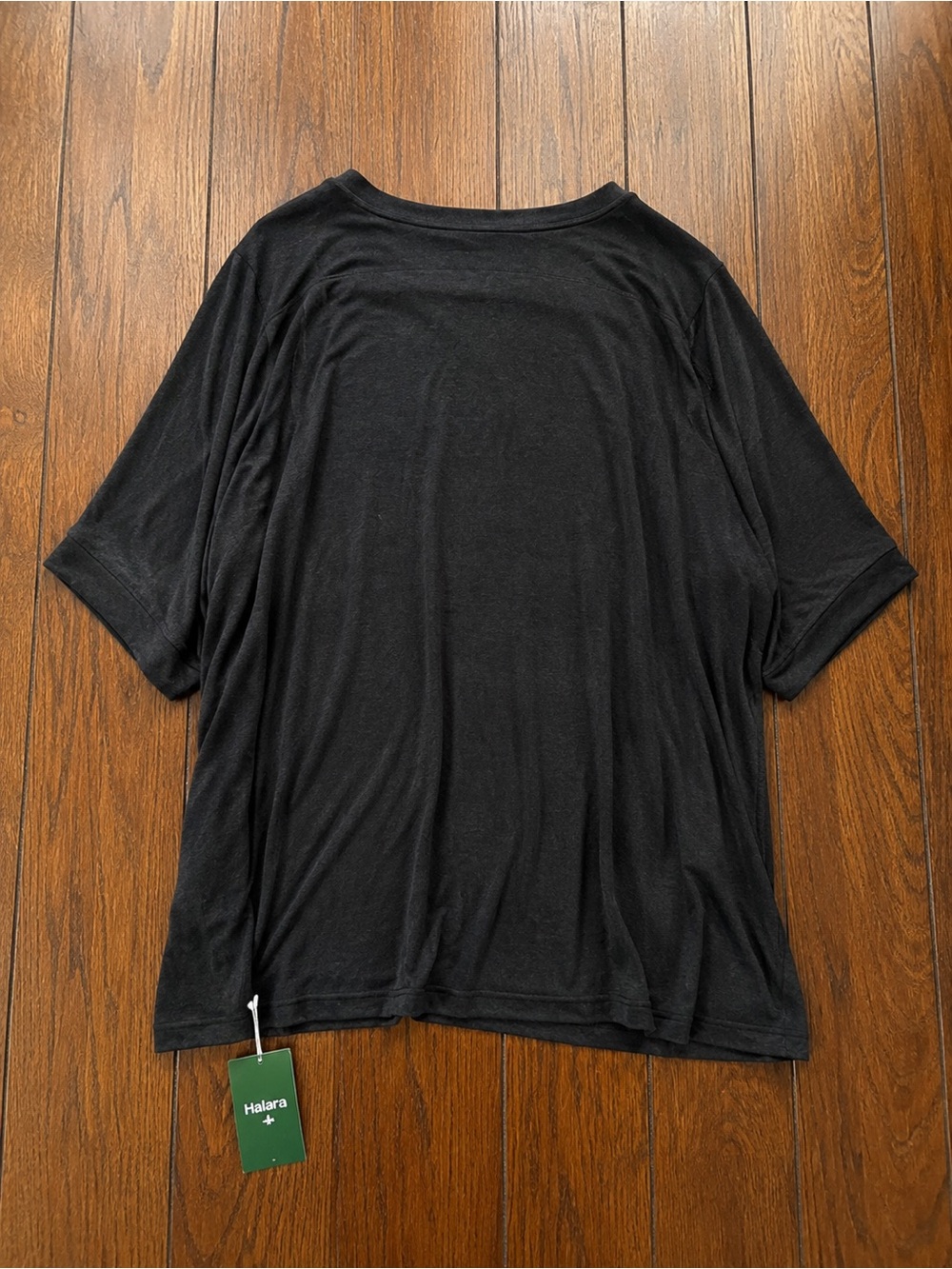 HALARA Black Relaxed Short-Sleeve Tee Sz XL